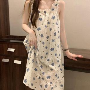 민소매 나시 원피스 잠옷 시원한 쿨링 잠옷 WC6F288