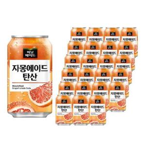 미닛메이드 자몽 에이드 탄산 355ml 12개 /s