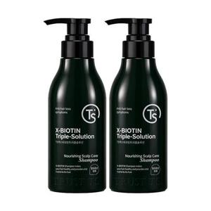 TS 엑스비오틴 샴푸 트리플솔루션 베르가못향 500g 탈모 두피 케어 2개 Ss