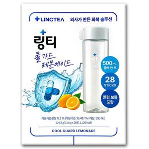 [해핑] 코스트코 링티  쿨 가드 레몬에이드 음료 분말 324.8g(11.6g x 28포) 베이스