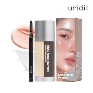 [유니딧]브로우 무드 스위치 올인원 염색제 베이지 브라운 60ml 1개