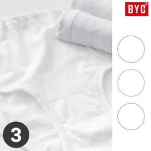 [BYC]BYC 여성흰팬티 데오니아 순면팬티 할머니팬티 백색 3매입 세트 편한