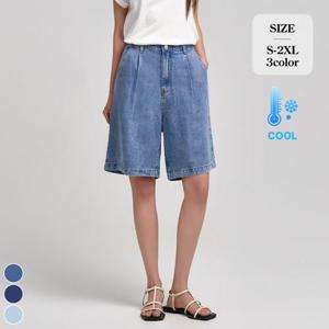 포레스트핏 / 여름 밴딩 핀턱 5부 반바지 (J2531)