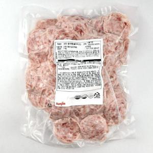 [해핑] 선진FS 국산 돼지고기 84%  촙트햄 슬라이스54 1kg 부대찌개햄