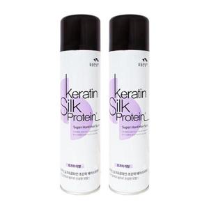 [미쟝센]꽃을든남자 케라틴 실크프로테인 초강력 헤어스프레이 로즈마리향 300ml x2