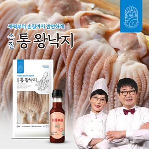 팽현숙의 자연산 손질 통 왕낙지(200g) x 8팩(28미)+매콤소스 250g