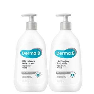 더마비 마일드 모이스처 바디로션 400ml 2개
