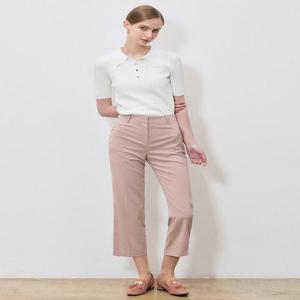 [쉬즈미스][쉬즈미스(SHESMISS)] 베이직 차르르 크롭 슬랙스 (택가격 158000원)