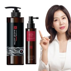 [김소형헤밀레](시크릿특가 특별세트) 본초진액 탈모샴푸500ml 1병+본초진액 두피세럼 토닉 150ml 1병