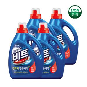 ★역대최저가! 비교불가가격★ 비트 때가 쏙 액체세제 3L x 4개