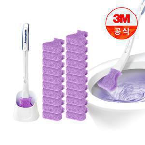 [3M]크린스틱 베이킹소다 변기청소용 핸들+캐디+리필22입/변기청소 욕실청소 청소용품