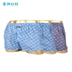 [바풀]바풀 HY DB 184126 리프도트 풍기인견 남성사각팬티 직물트렁크