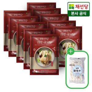 [채선당] 인삼삼계탕 1kgx10팩+칼국수10봉