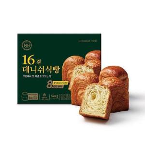 밀크앤허니 파베이크 16결 데니쉬식빵 520g*2봉