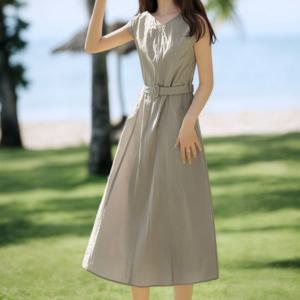[블랙퀸] 미뉴트 벨트 플리츠 원피스 blk003746