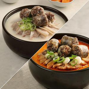 신의주 찹쌀 순대국 4팩 반반[오리지날2+담백한맛2]