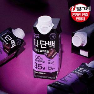 갤러리아_빙그레 더단백 드링크 다크초코 330ml 12개 /프로틴/단백질음료