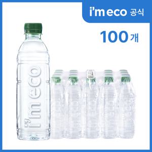 [본사직영/무료배송] 아임에코 가벼운샘 생수 무라벨 500mL 100병