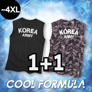 [마찌][1+1] 봄여름 남성 로카 나시 기능성 런닝 쿨포뮬러