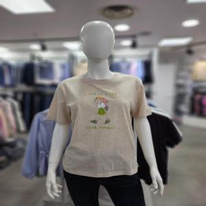 [뱅뱅]여름 여성 프린트 반팔 티셔츠 NTM539