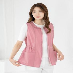 [모슬린]엄마옷 조끼 라운드 스트링 603FGH289 마담/중년여성/빅사이즈/50대/60대