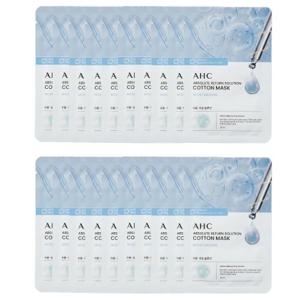 AHC 순면 마스크팩 앱솔루트 리턴 모이스처라이징 20매