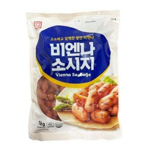 [베스트식품]한성 비엔나 소세지 1kg 2개