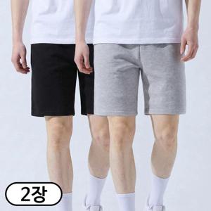 2장세트 컴포트 빅사이즈 4부 밴딩 트레이닝 반바지 (SCC5495PT)