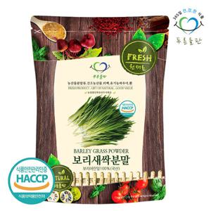 [푸른들판] 국내산 새싹보리 100% 분말 500gx1봉 보리새싹 가루 어린 새싹 차 보리순 보리싹