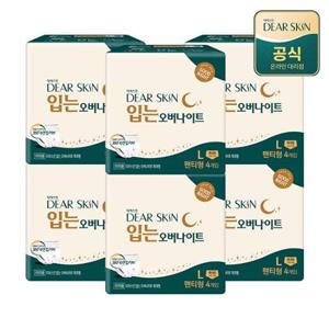 더마생리대 디어스킨 입는 오버나이트 특대형4p x 6팩
