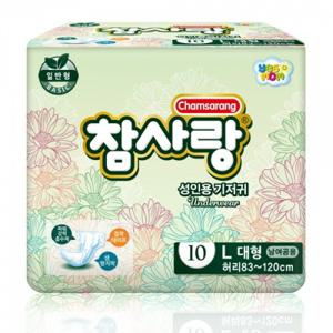 참사랑 밴드형 일반형 대형10px8팩/성인용기저귀/요실금팬티