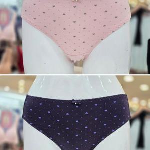 [비비안]면스판소재 하트 나염 팬티 2종 세트 PT8301 SET_BP