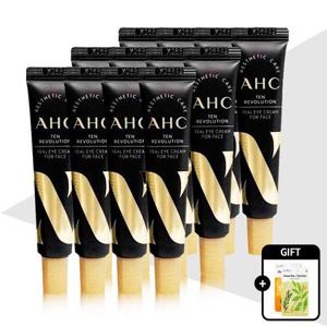 [AHC]AHC 시즌 10 텐 레볼루션 리얼 아이크림 포 페이스 30ml x 12개입 + 마스크팩(2매)