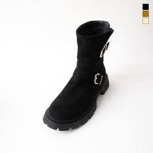 미르바네스슈즈 버클 스웨이드 부츠_3.5cm