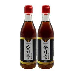 정직한곳간 저온압착 통참깨 100% 참기름 350ml 1+1