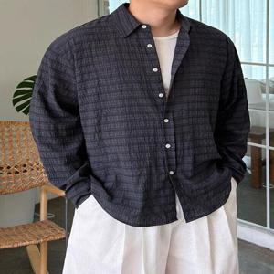 [루플릭][바캉스/남친룩] 데일리 캐주얼 린넨 남자 긴팔 여름 셔츠 남방