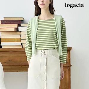 ★한정수량/5종세트 9,900원★[로가시아] 스트라이프 컴포트 티셔츠 여 5종