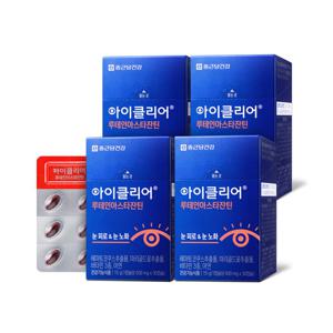 [종근당건강] 아이클리어 루테인 아스타잔틴 4박스