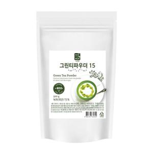 [녹차원] 그린티파우더15% x 2개 (진한녹차라떼분말)