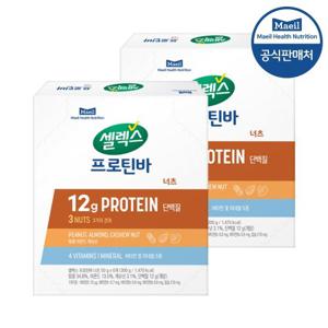 셀렉스 코어프로틴 단백질바 너츠바 50g 12입(6입 2박스)