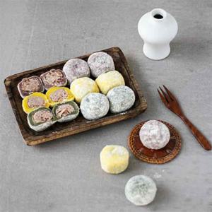 [푸드맛봄 떡] 동부 팥앙금 삼색 두텁떡 1박스(벌크포장) /60g x 30개