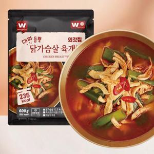 [외갓집] 대파 듬뿍 닭가슴살 육개장 600g X 3팩