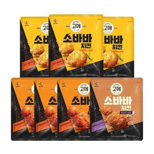 [CJ제일제당](온라인) 고메 소바바 순살치킨 240g x7개 (소이허니