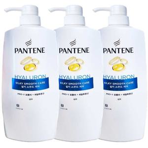 팬틴 실키 스무드케어 샴푸 750ml x 3개 손상모발 수분케어