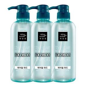 미쟝센 스타일케어 스트롱 헤어젤 하드 500ml x3 /대용량