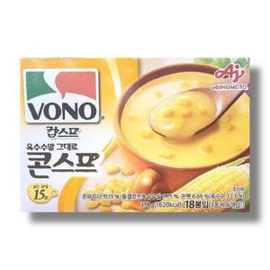 [기타]VONO 보노 옥수수알 콘스프 21g x 18봉입 코스트코 대용량 컵스프/SH