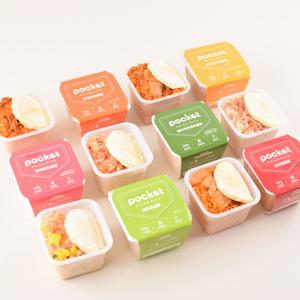 냉동도시락 한끼식사 즉석밥 간편식사 즉석밥 포켓도시락 2주 식단 도시락&볶음밥 세트