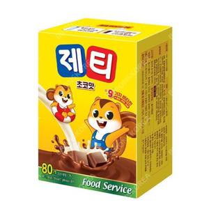 [제티]동서 제티 초코렛맛 80T 핫초코 코코아 초콜릿 초코우유 (12880021)