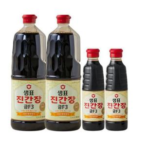 샘표 진간장 금F3 1.7L 2개 + 500ml 2개