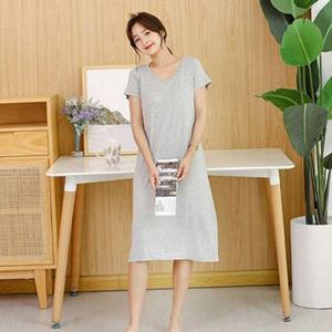 이지웨어 여성 캡 내장 원피스 2색 라운지 캡 내장 원피스 WFNXHOG